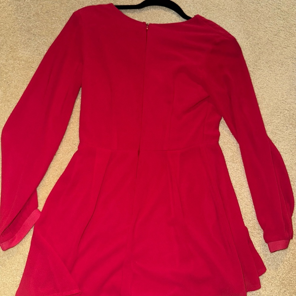 Love Culture Vibrant Red Romper - Picture 4 of 4